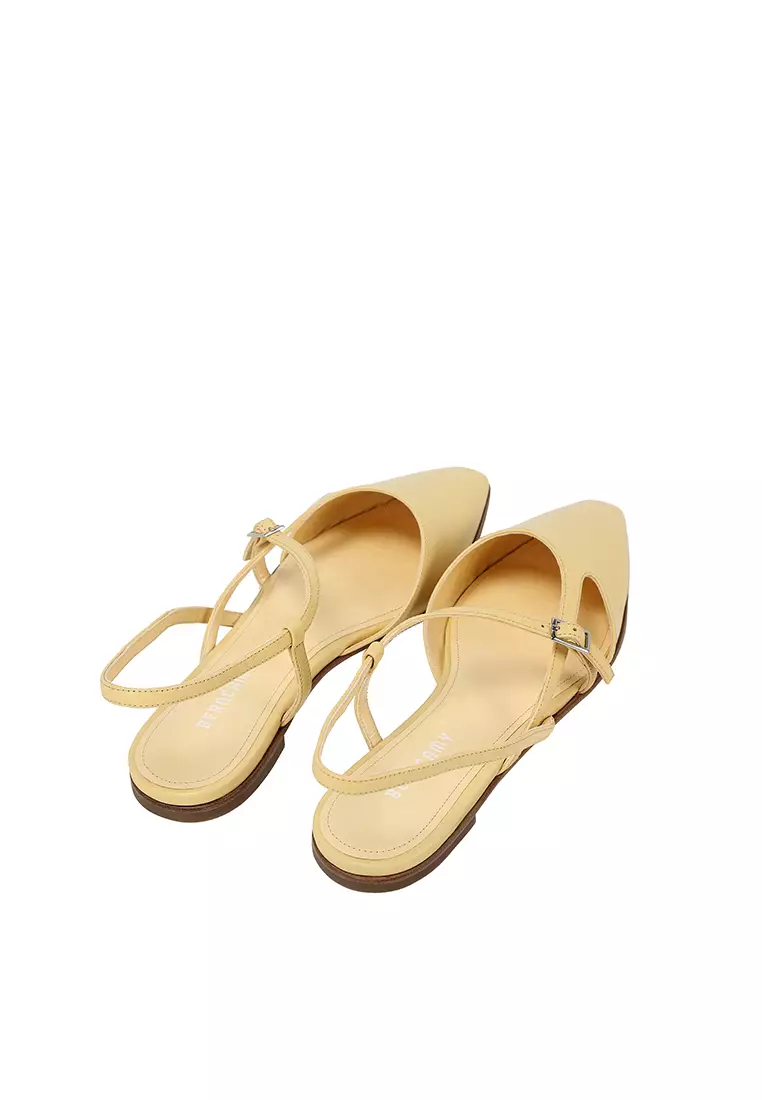 BERACAMY BERACAMY Slingback Flat - Citron