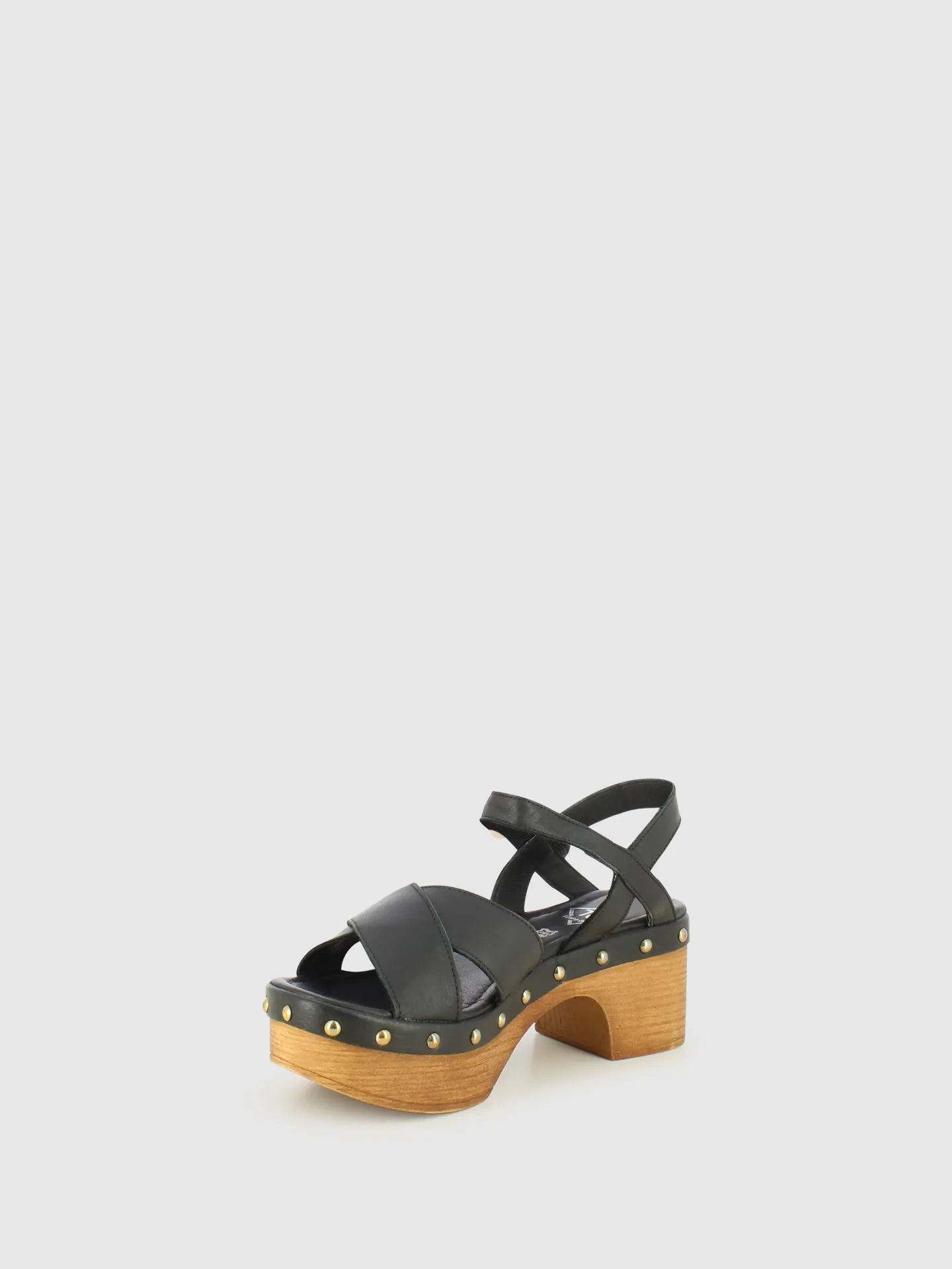 Black Ankle Strap Sandals