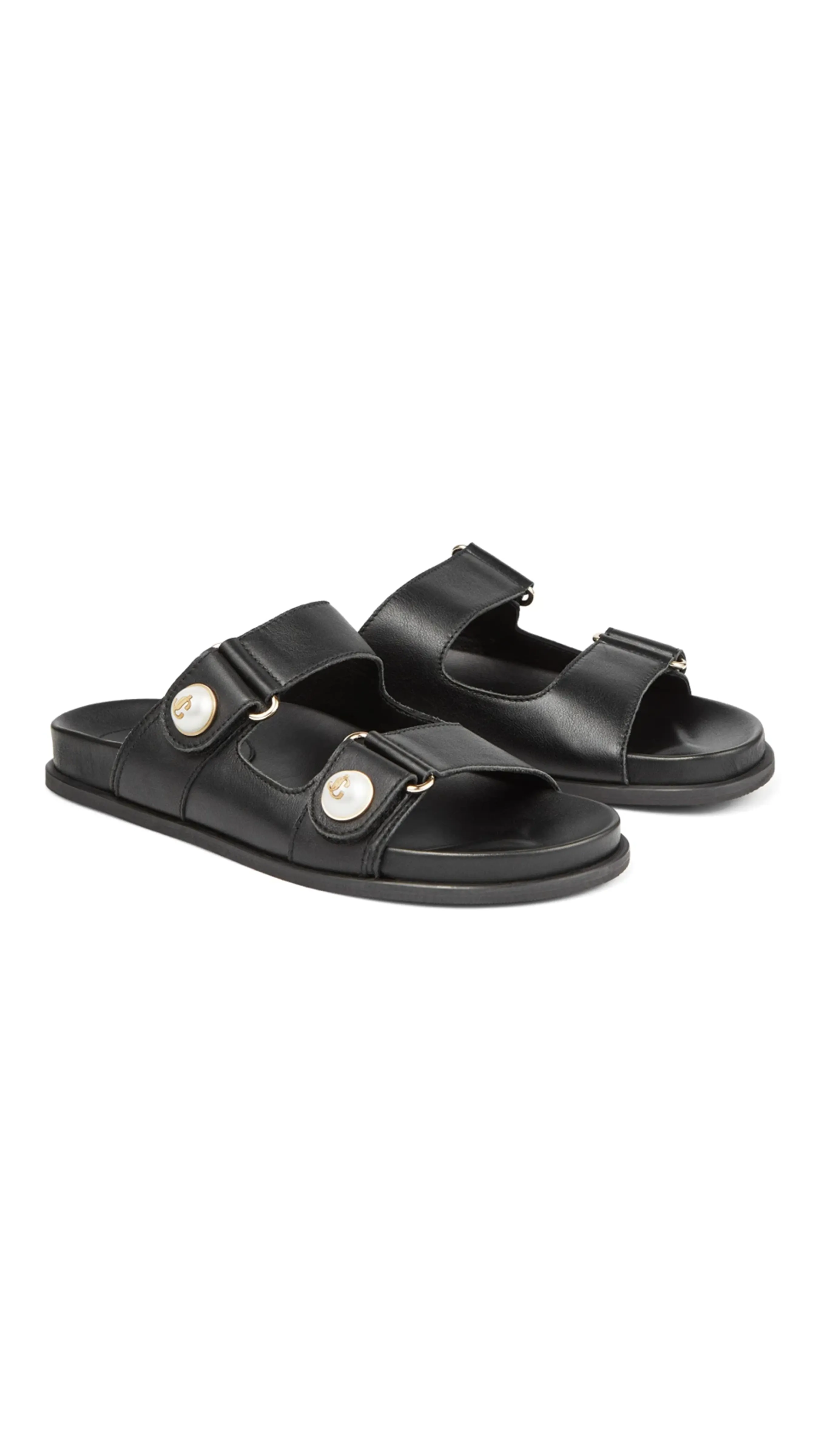 Black Fayence Sandals