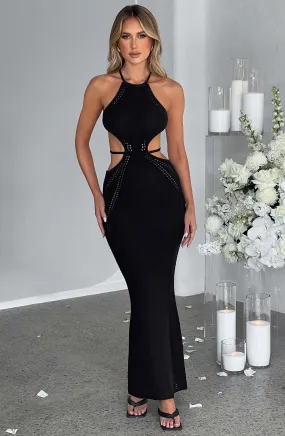 Black Maxi Dress - Delia