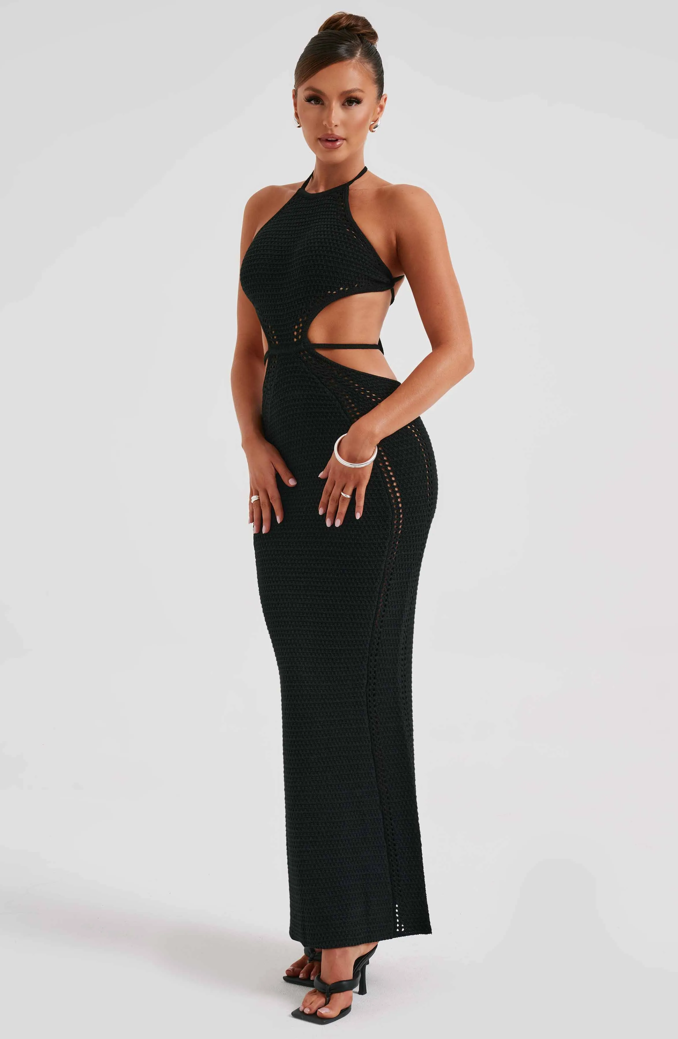 Black Maxi Dress - Delia