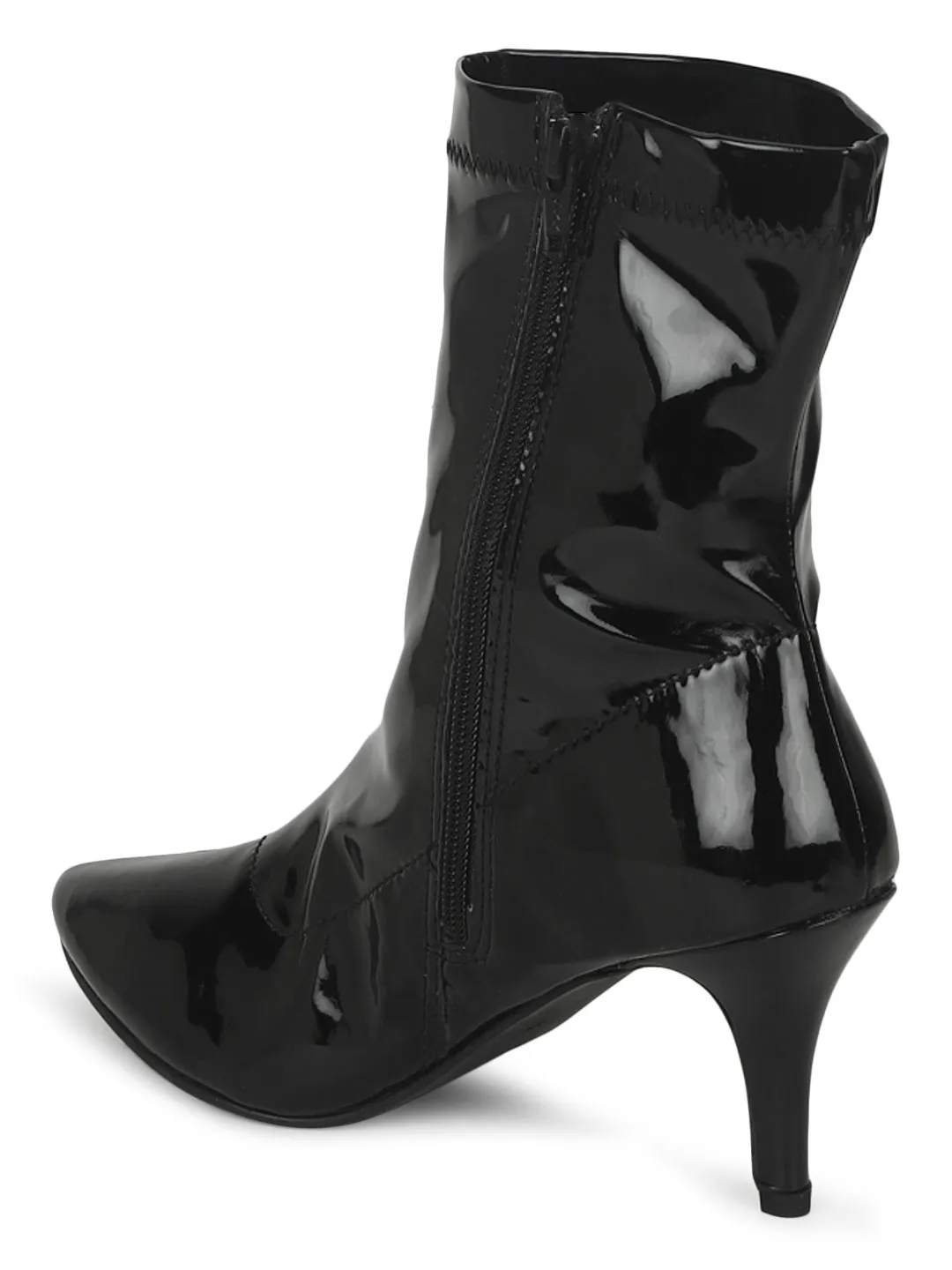 Black Patent Stiletto Ankle Boots (TC-ST-1270-BLKPAT)