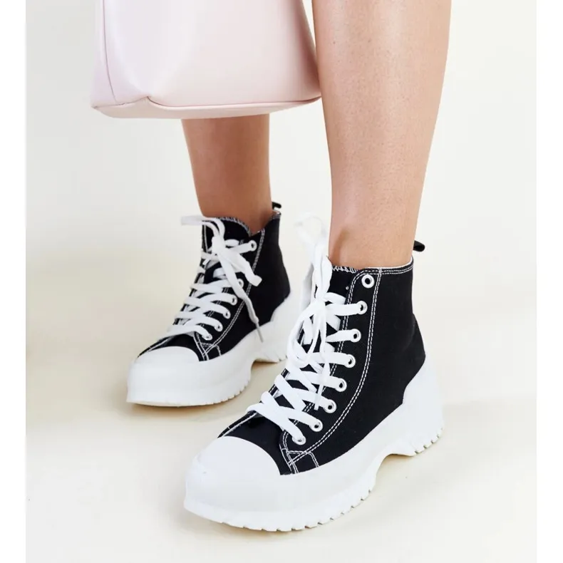 Black Ronchis ankle sneakers