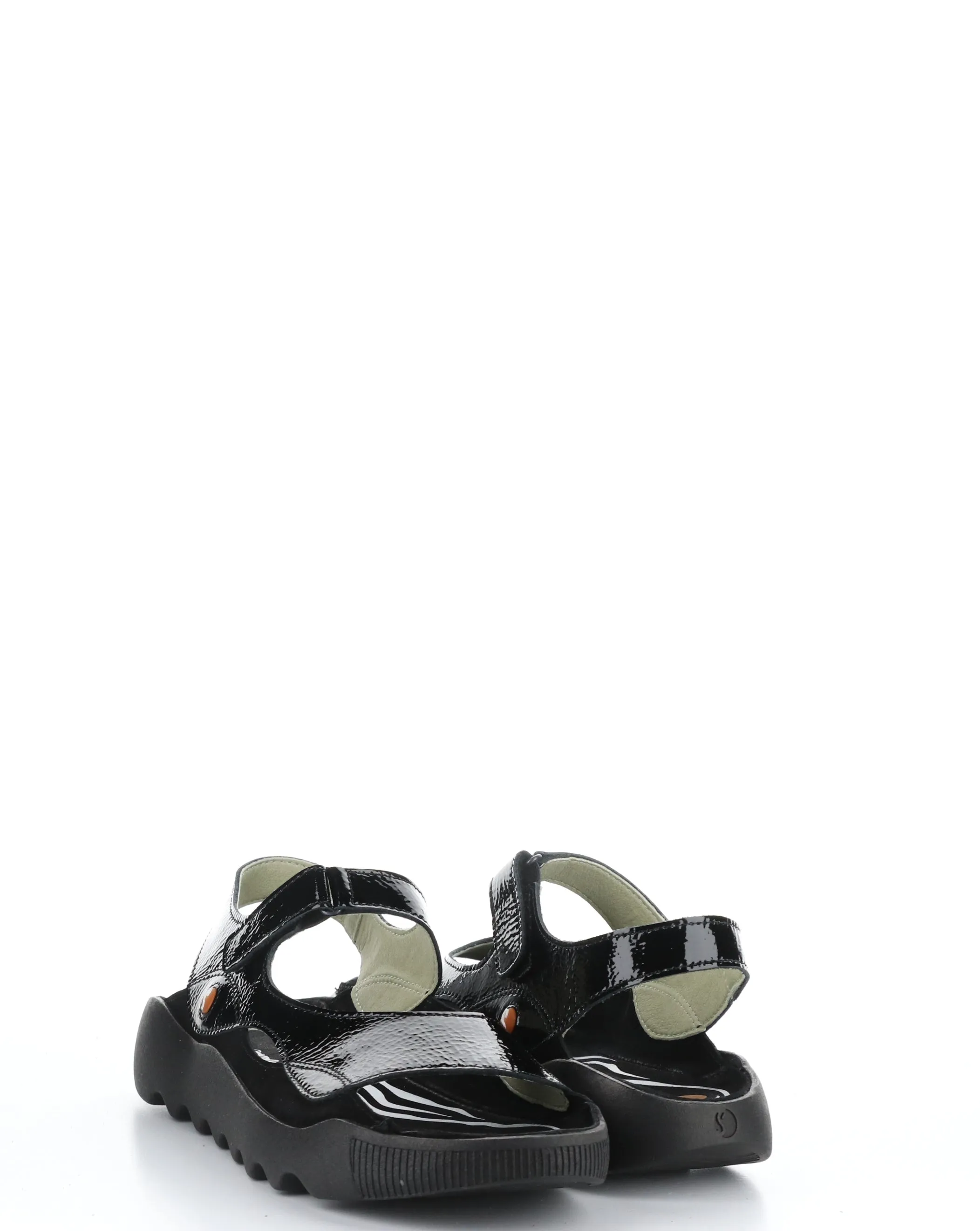 Black Velcro Sandals - WEAL712SOF