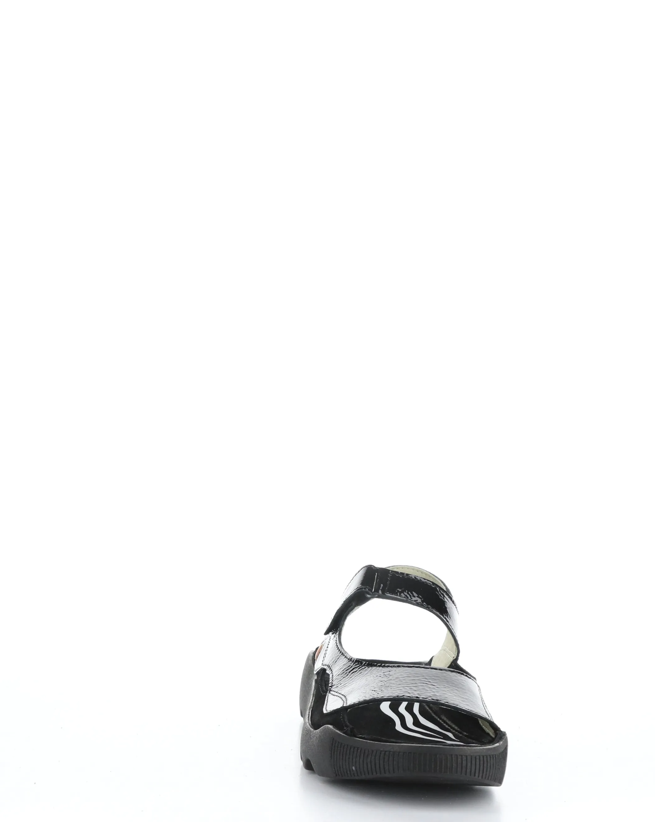 Black Velcro Sandals - WEAL712SOF