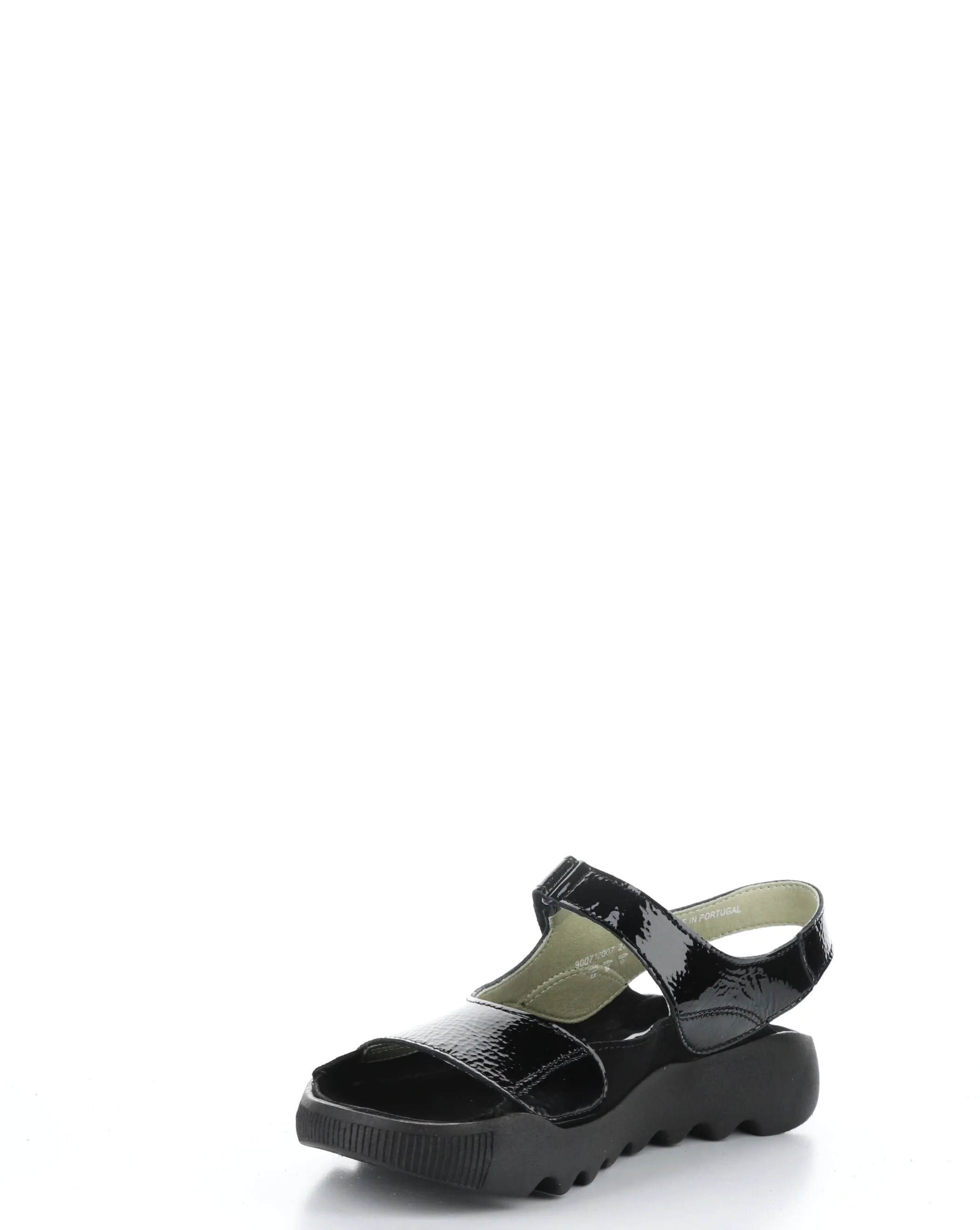 Black Velcro Sandals - WEAL712SOF