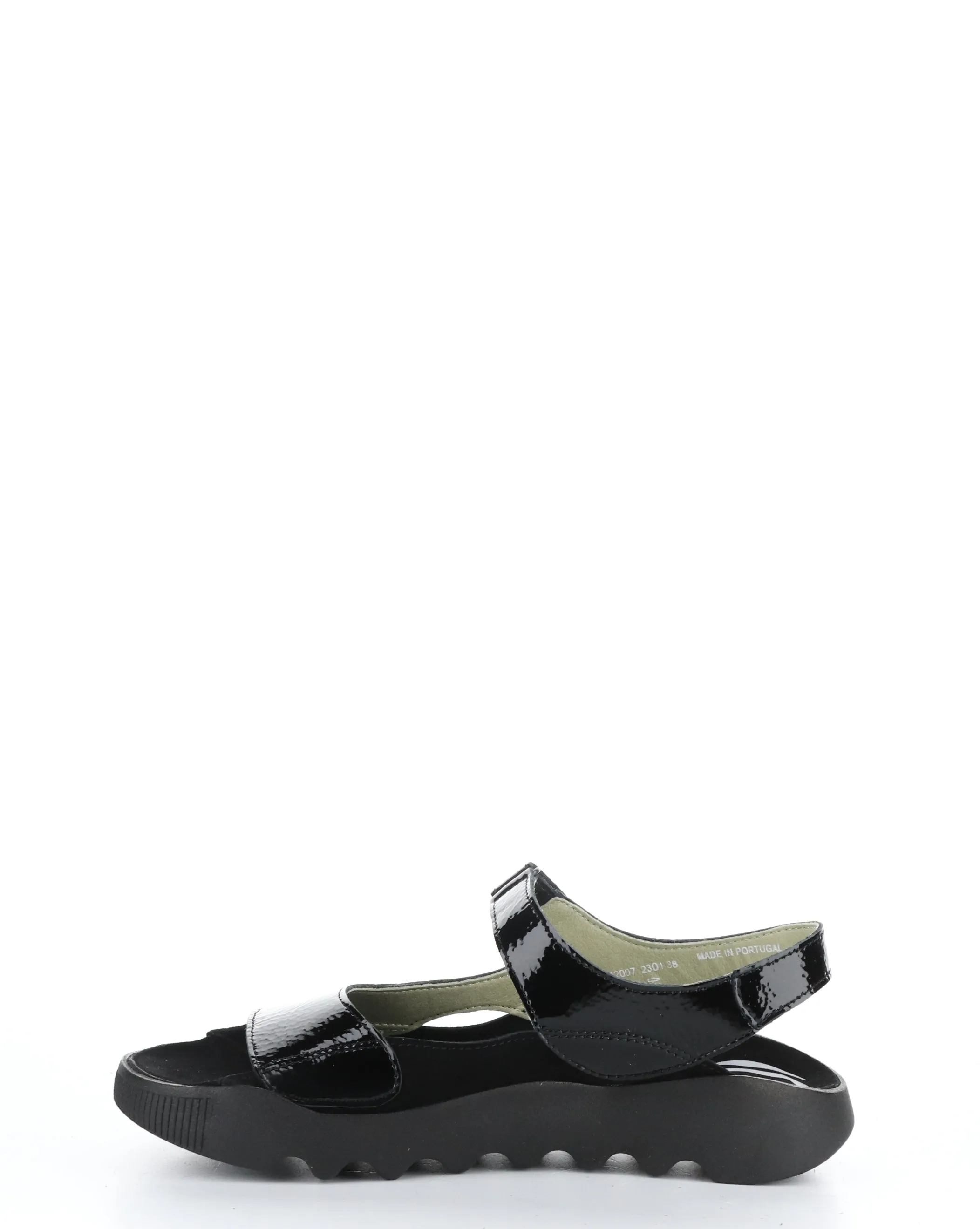 Black Velcro Sandals - WEAL712SOF