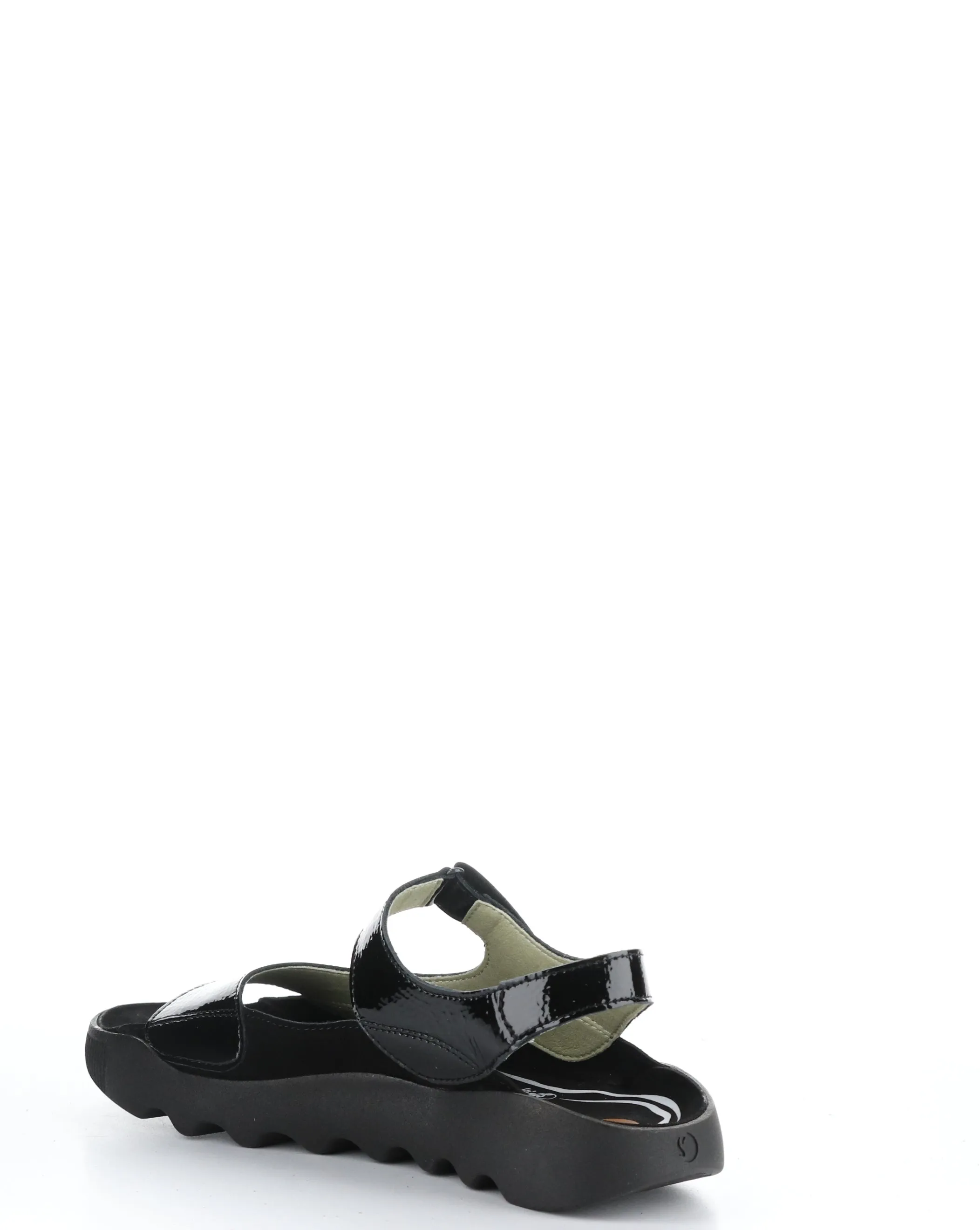 Black Velcro Sandals - WEAL712SOF