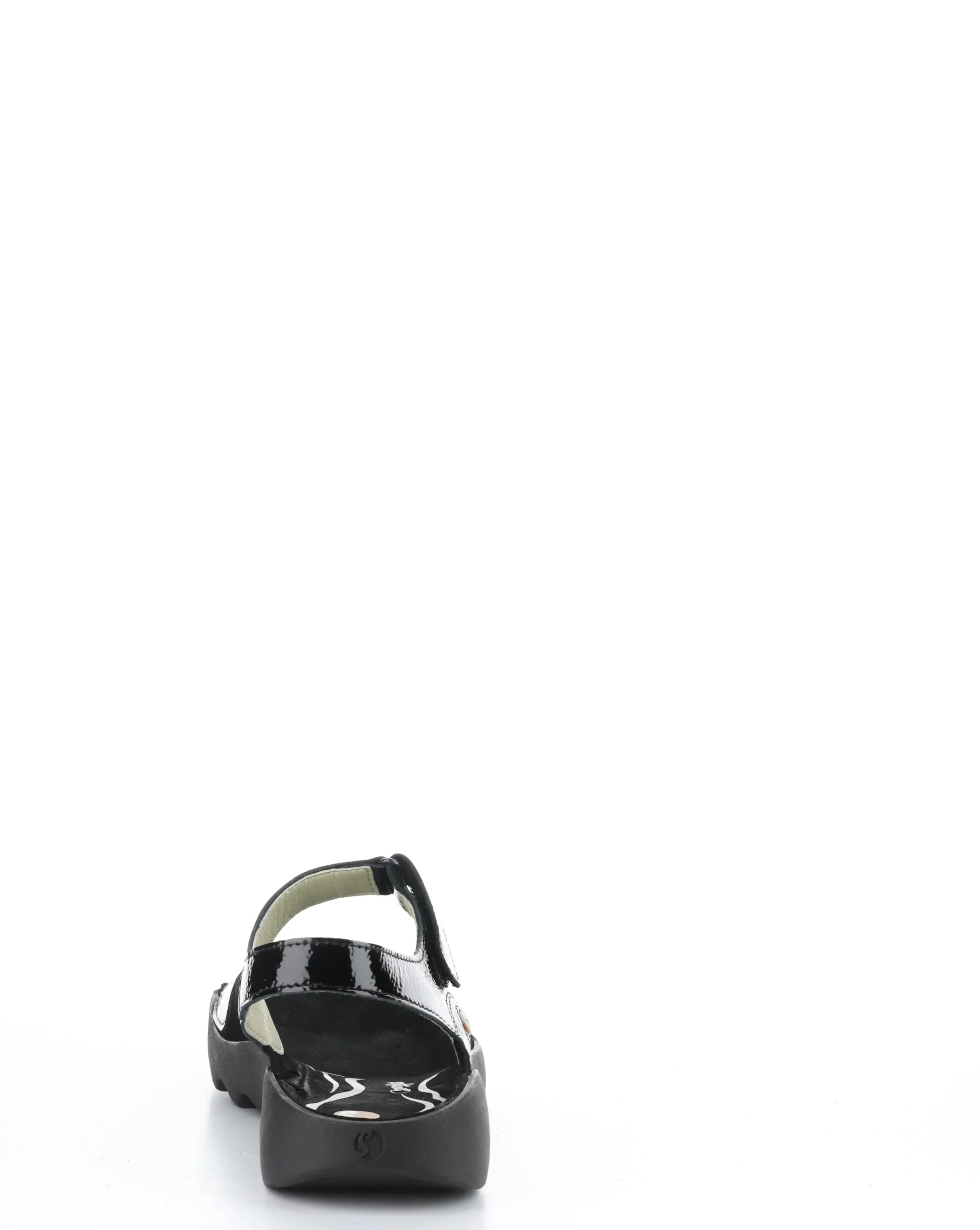 Black Velcro Sandals - WEAL712SOF