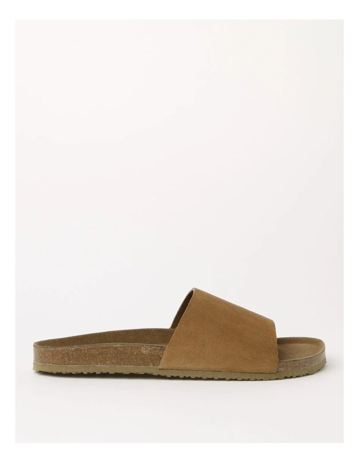 BLAQ NICO SLIDES TAN SUEDE