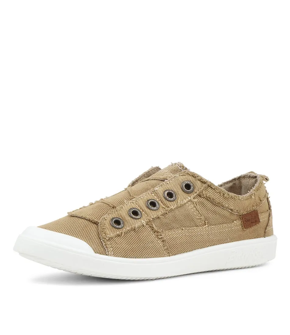 BLOWFISH Vara Cream Coffee Canvas Sneakers