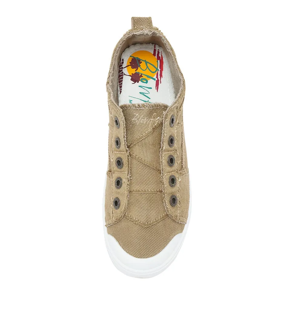 BLOWFISH Vara Cream Coffee Canvas Sneakers