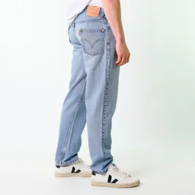 Blue 90s Levi's 550 Denim Jeans Baggy Pants (31x32)