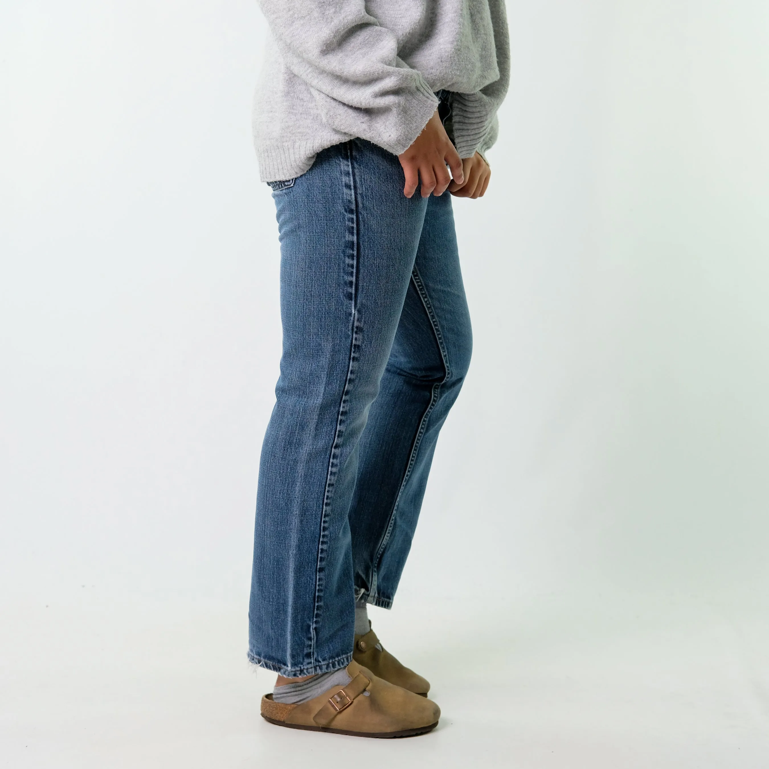 Blue 90s Levi's Denim Jeans Baggy Pants (34x30)