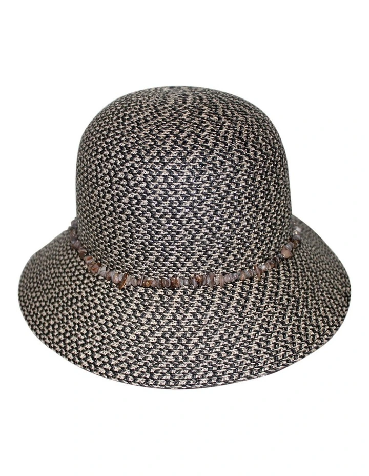 Bohemian Bucket Hat in Charcoal