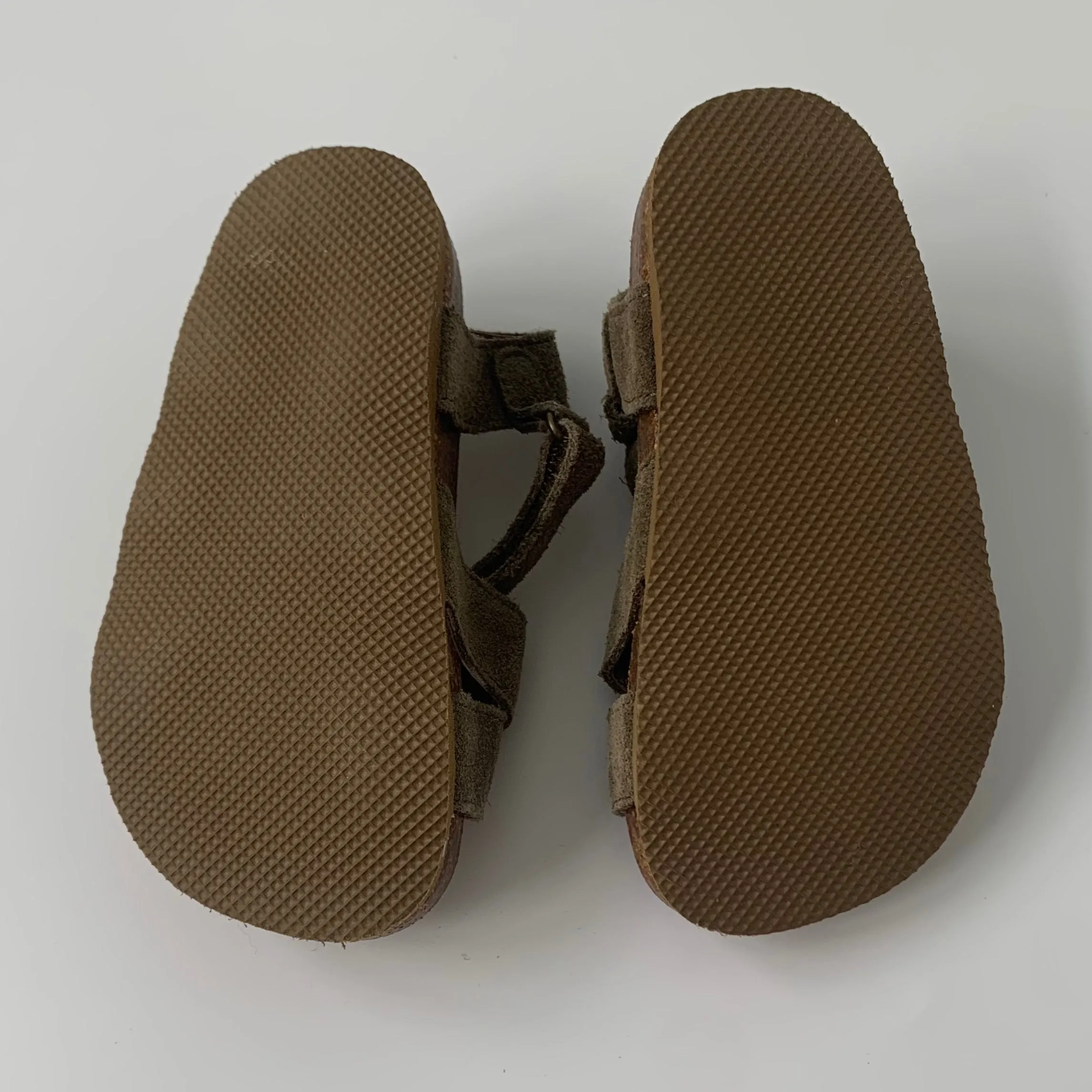 Bonpoint Tan Suede Sandals EU 23