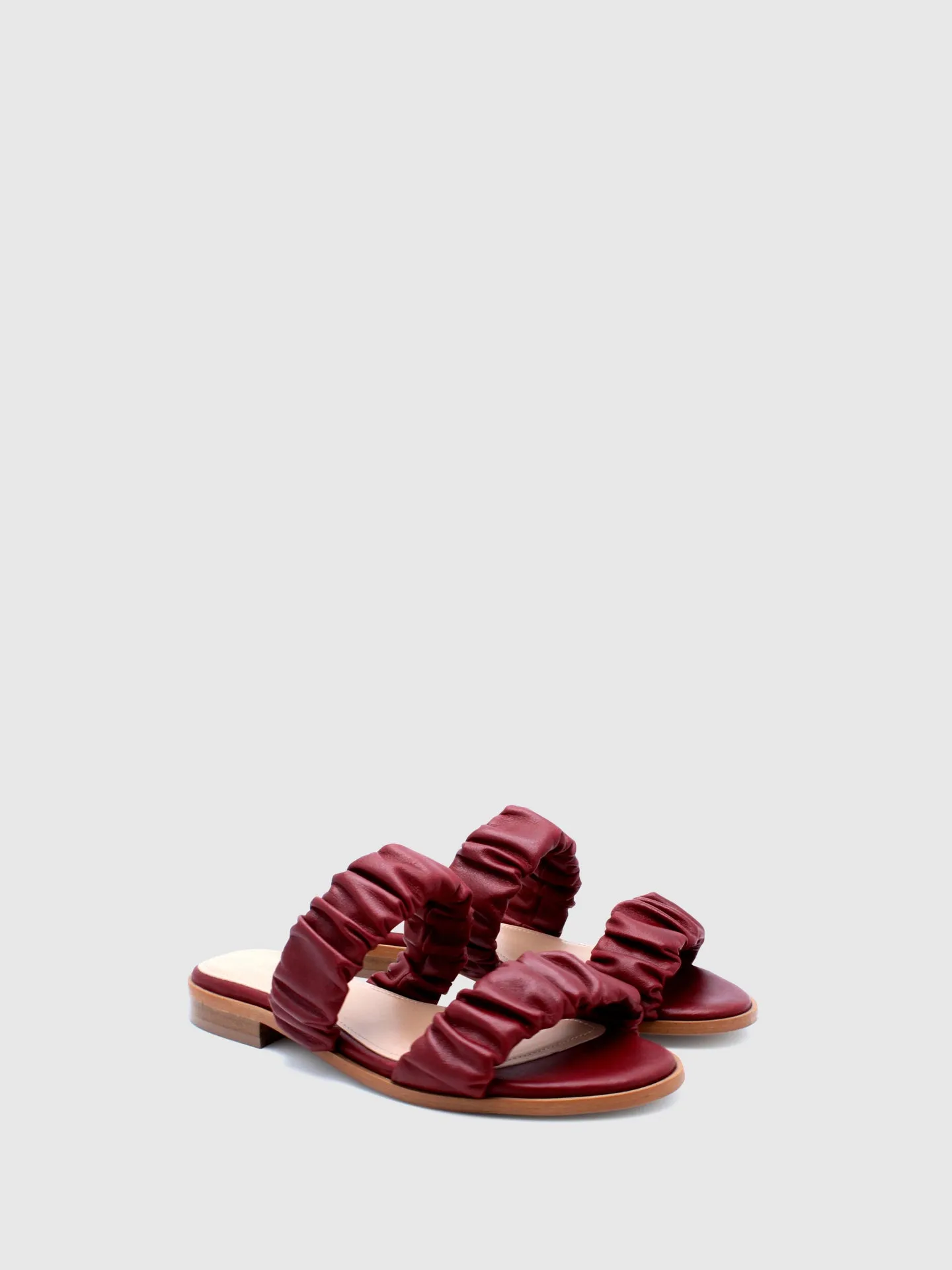 Bow Sandals A06L2 Dark Red