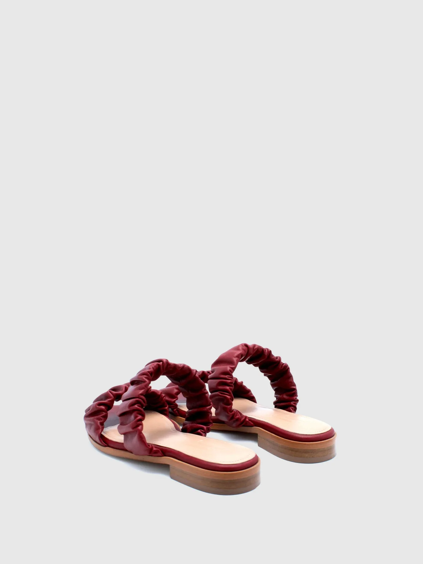 Bow Sandals A06L2 Dark Red