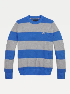 Tommy Hilfiger Boys 3-7 Rugby Stripe Sweater Jumpers