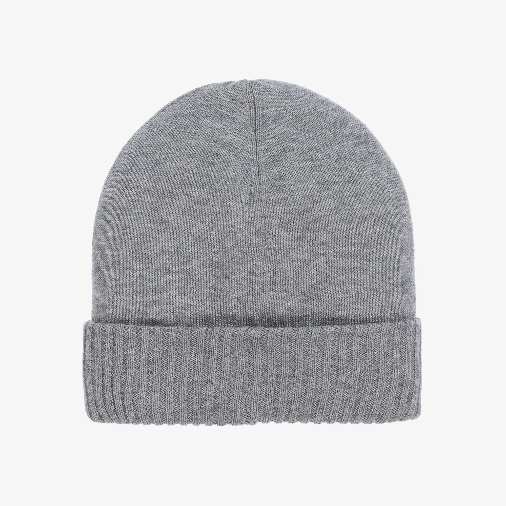 Boys Grey Knitted Beanie Hat