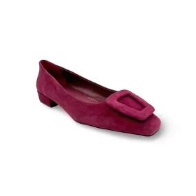 BR5115 Burgundy Suede Flat