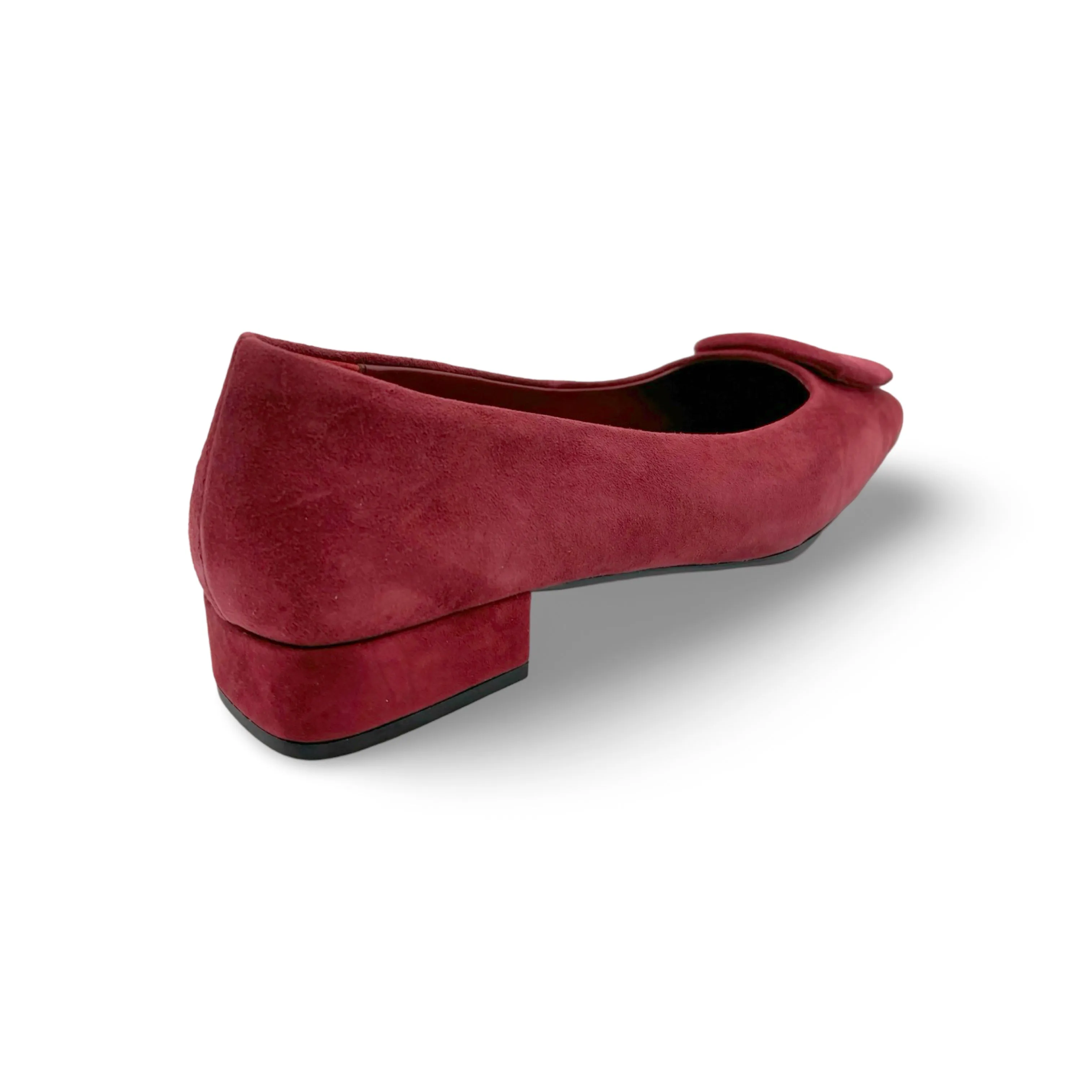 BR5115 Burgundy Suede Flat