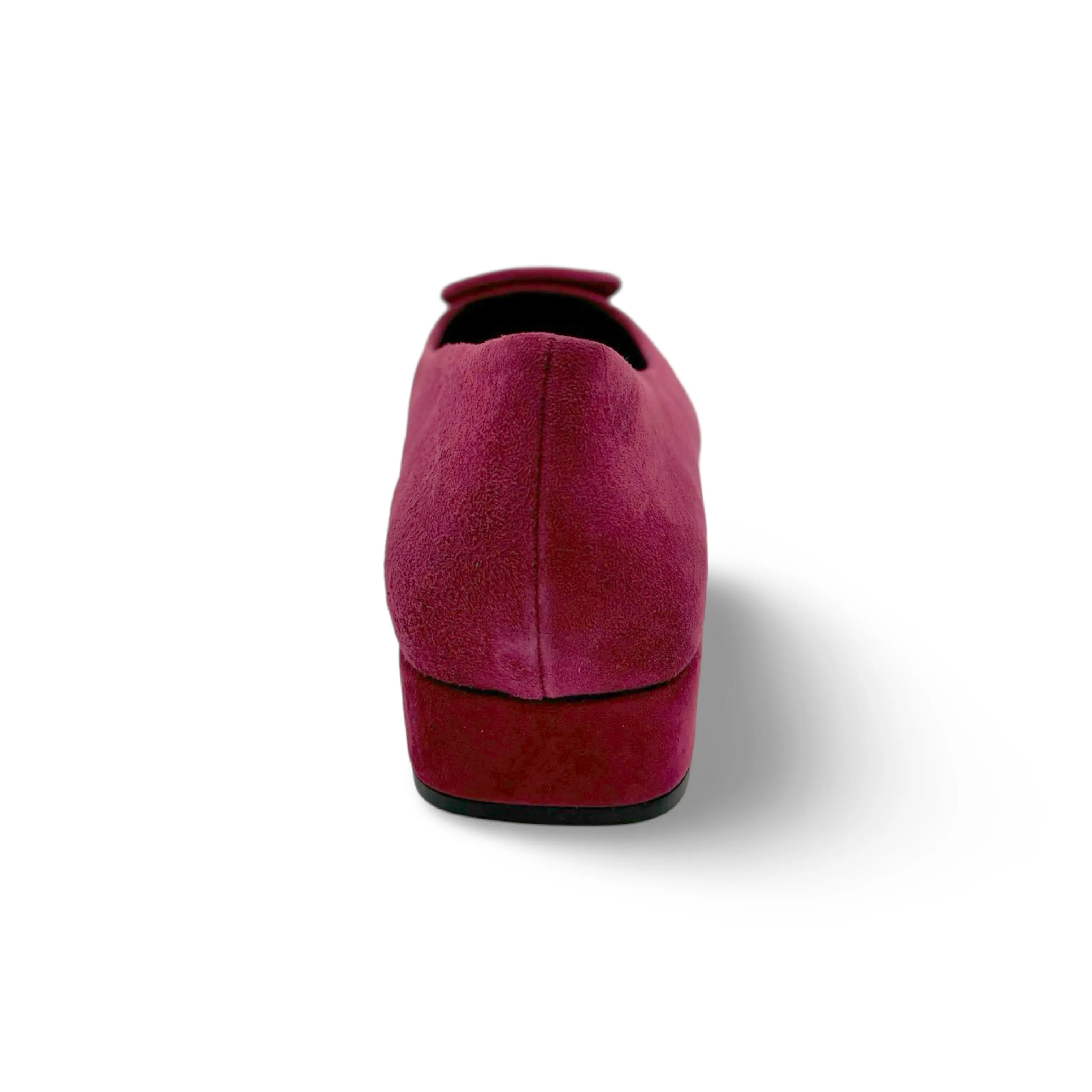 BR5115 Burgundy Suede Flat