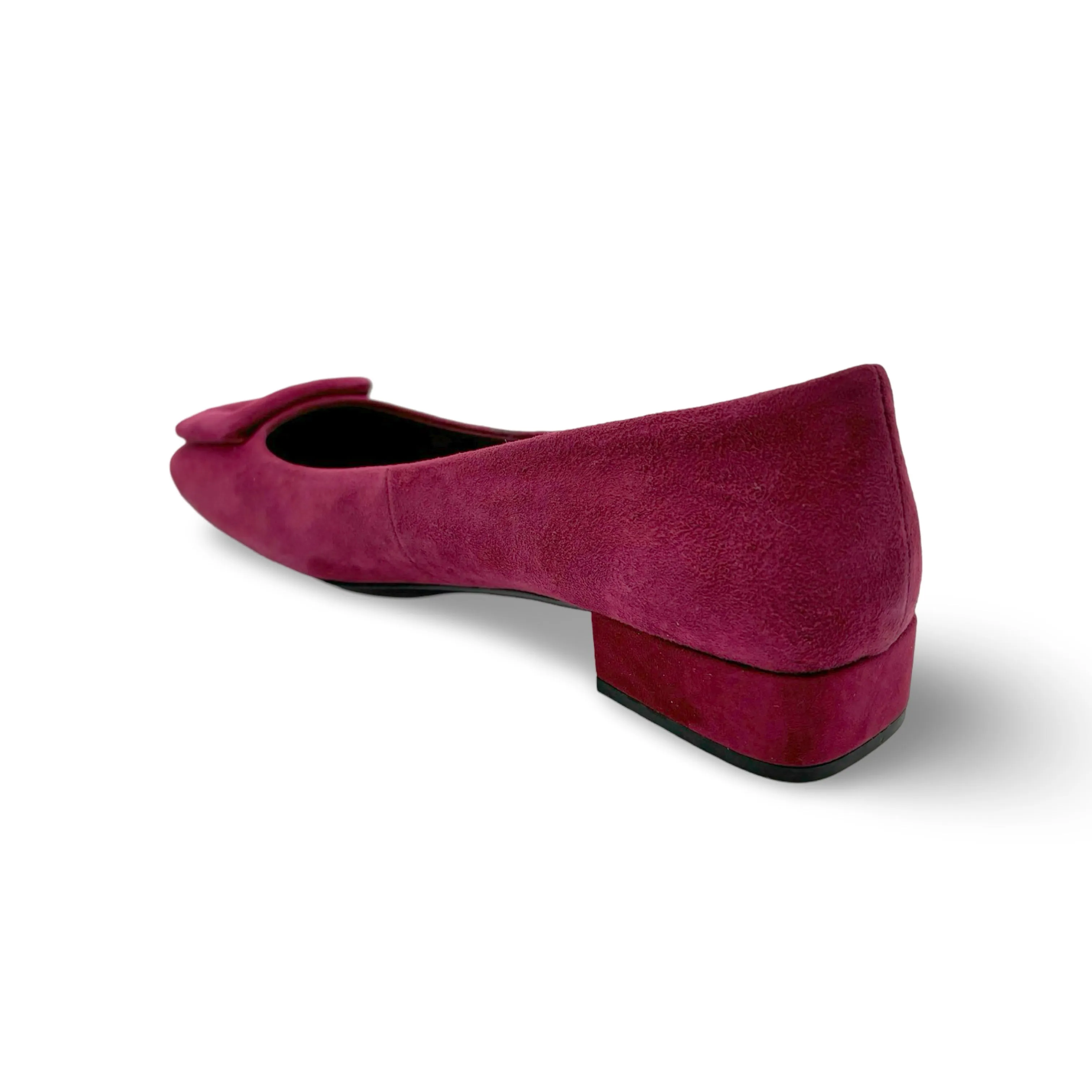 BR5115 Burgundy Suede Flat