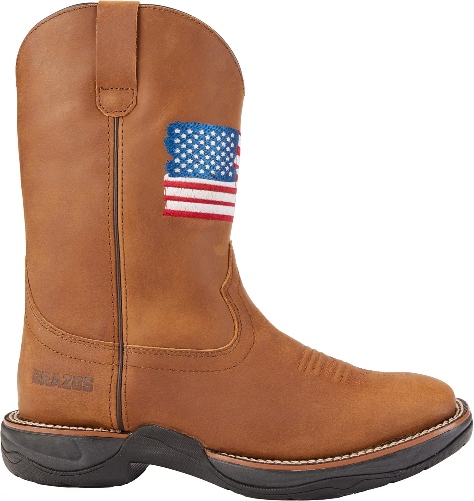 Brazos Men's Maverick USA Flag 2.0 Boots