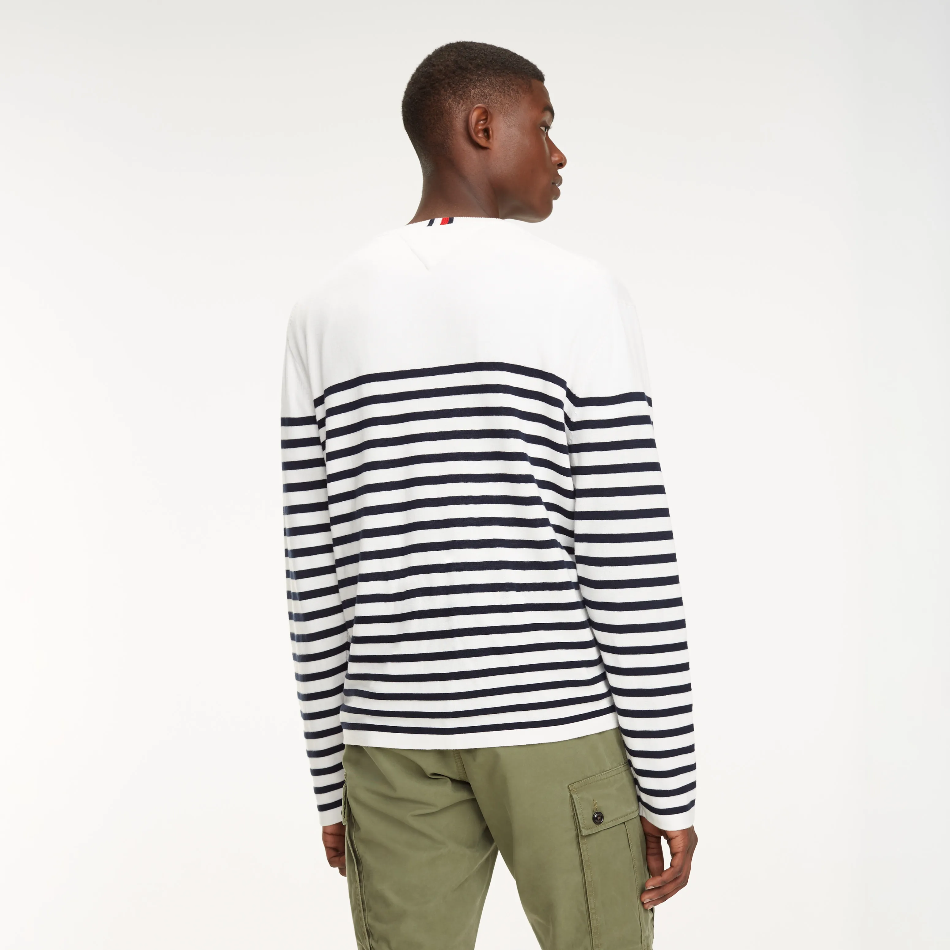 Breton Stripe Crew Neck Jumper | Jumpers | Tommy Hilfiger