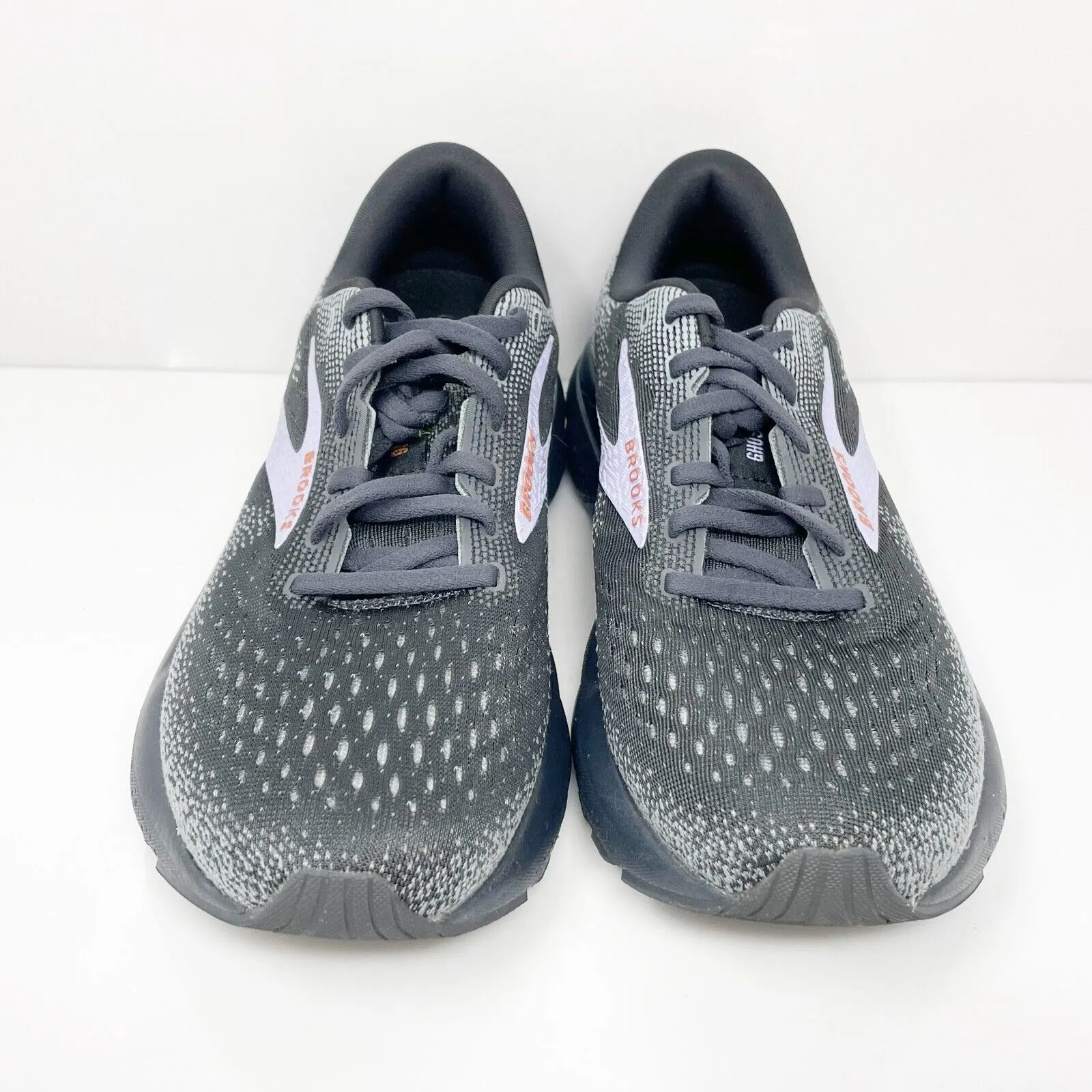 Brooks Womens Ghost 16 1204071B093 Black Running Shoes Sneakers Size 8.5 B