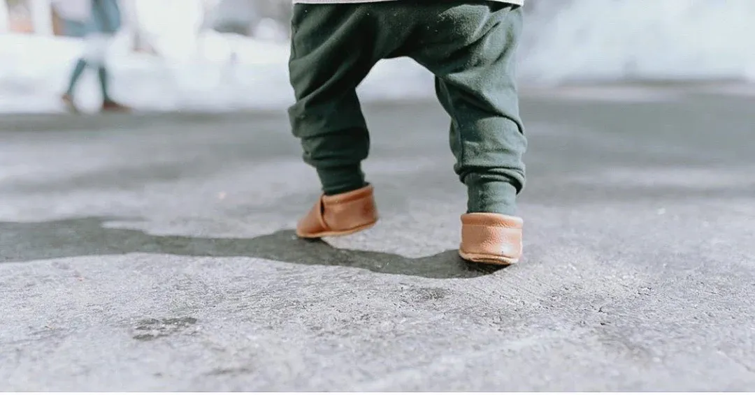 Brown Leather Moccasins