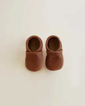 Brown Leather Moccasins