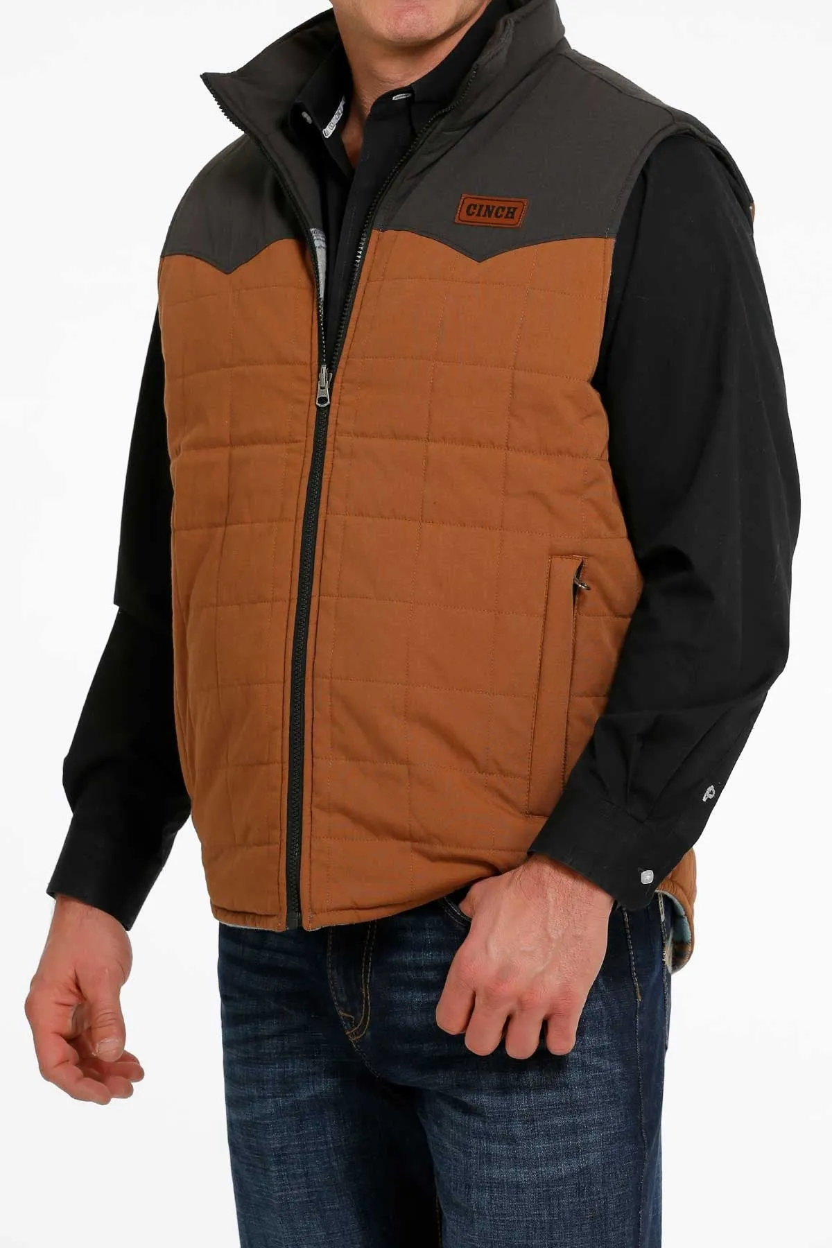 Brown Reversible Men's Vest - Top Search Optimization