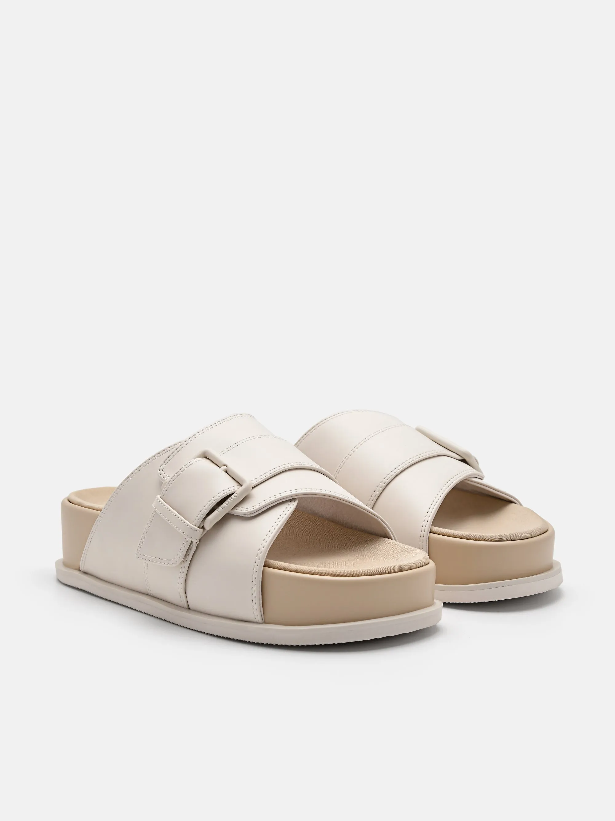 Buckle Slip-On Sandals