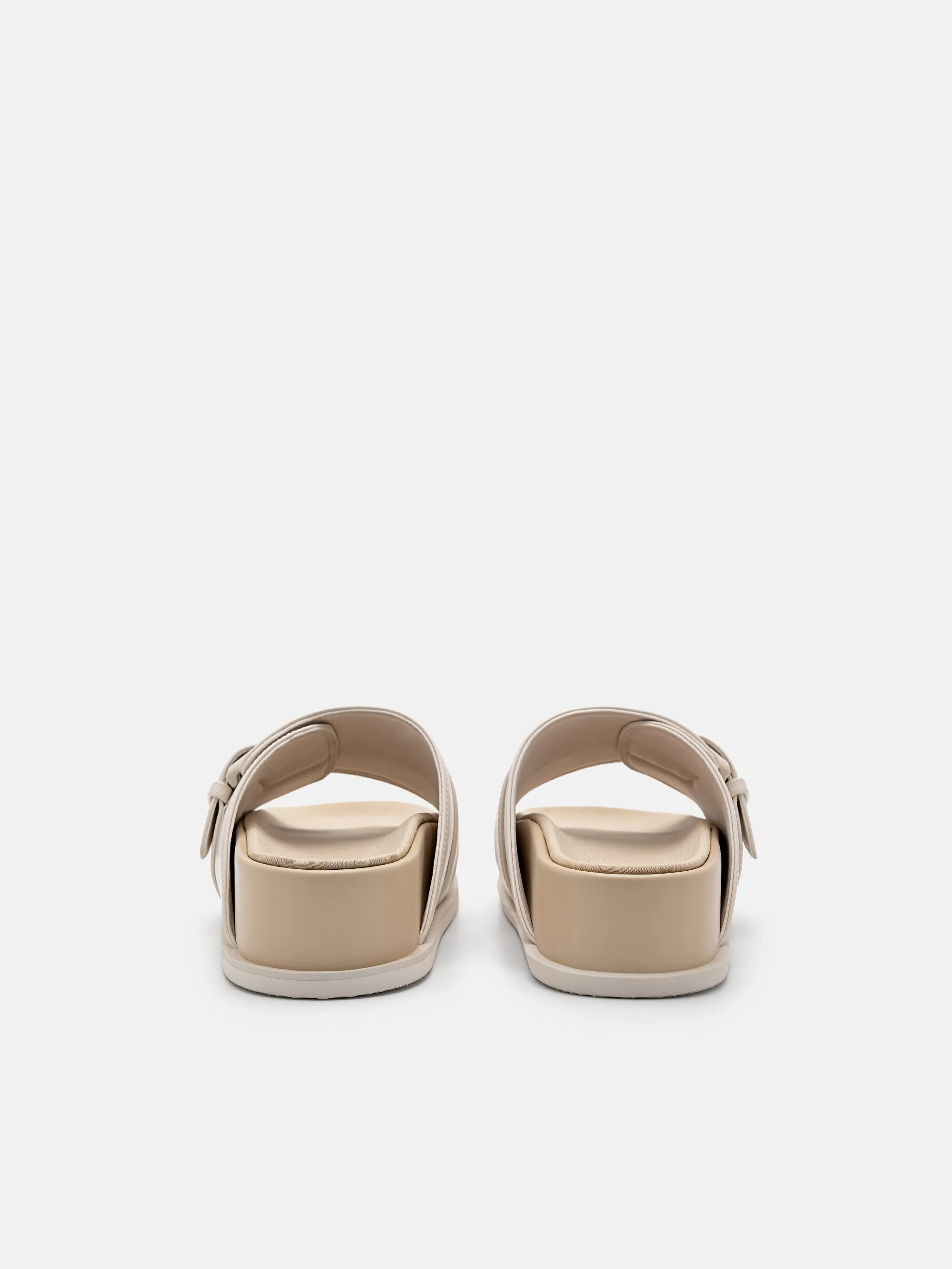 Buckle Slip-On Sandals