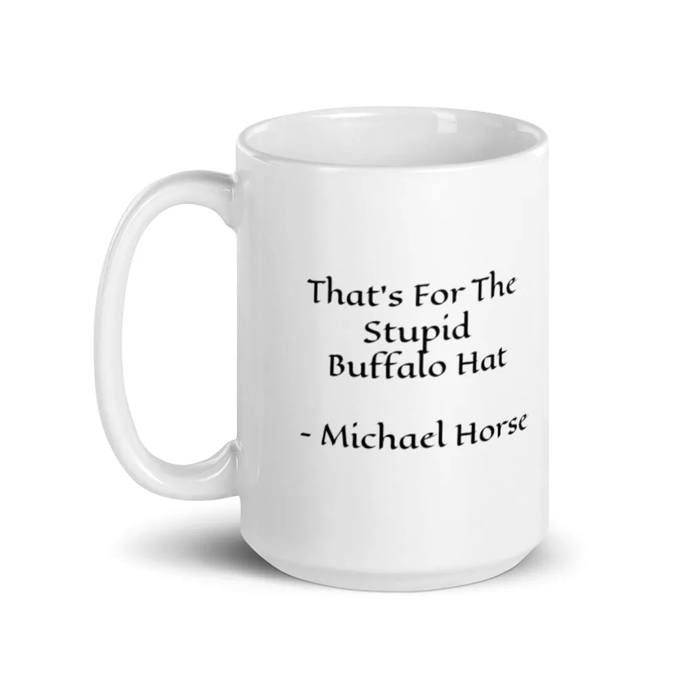 Buffalo Hat Mug - Unique and Fun Design for Animal Lover