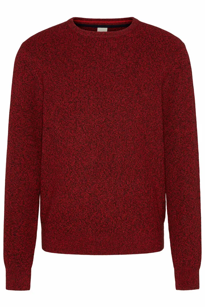 Bugatti Crew Knit Red