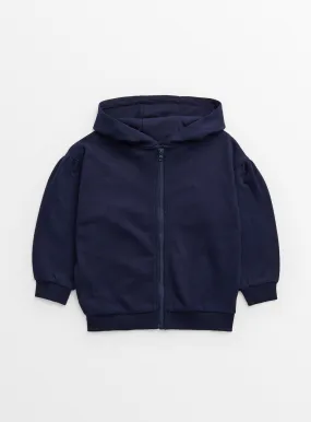 Navy Zip-Through Hoodie for 5-Year-Old | Kids' Jumpers and Cardigans | Tu - Shop Now