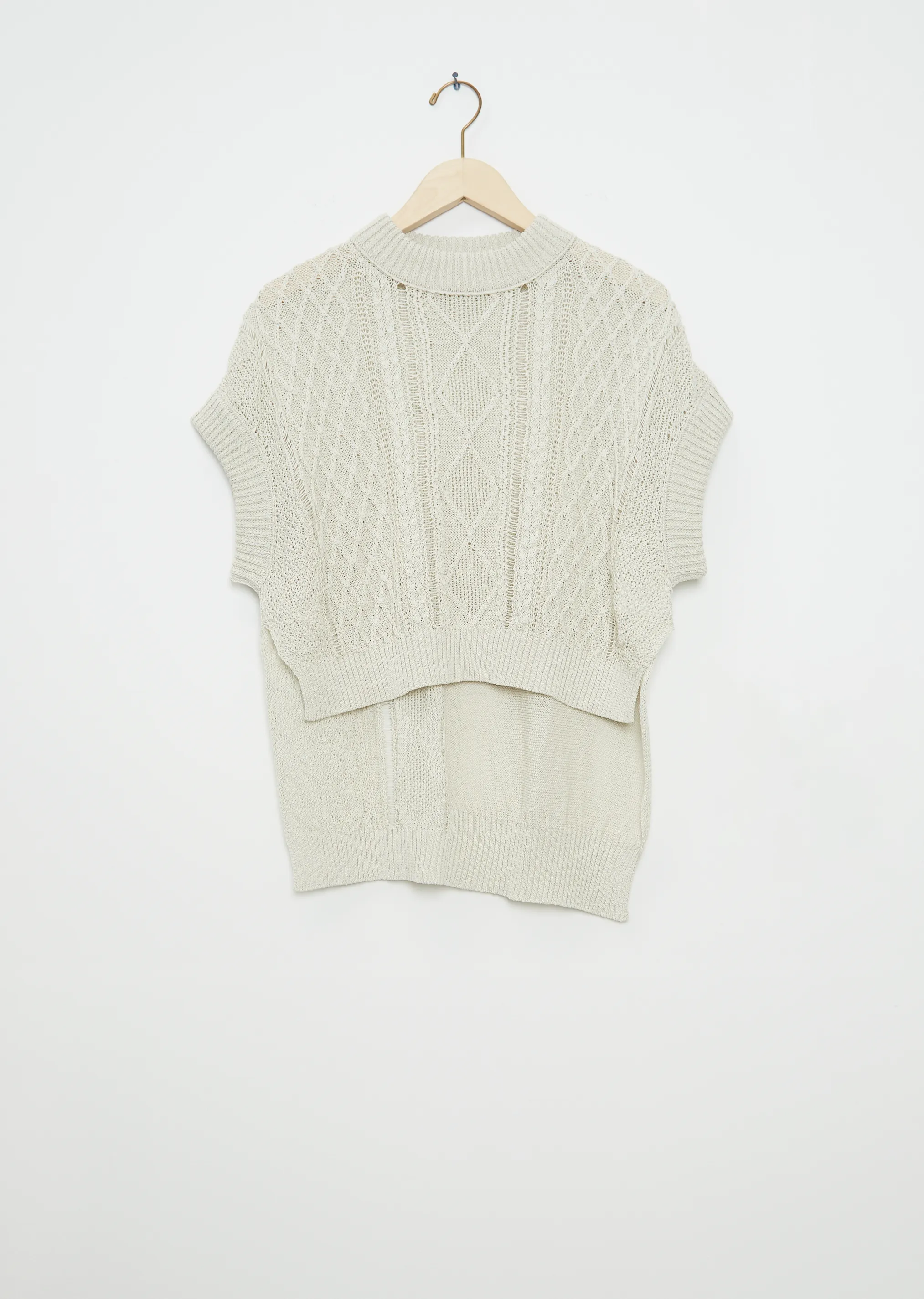 Cable Knit Cotton Top