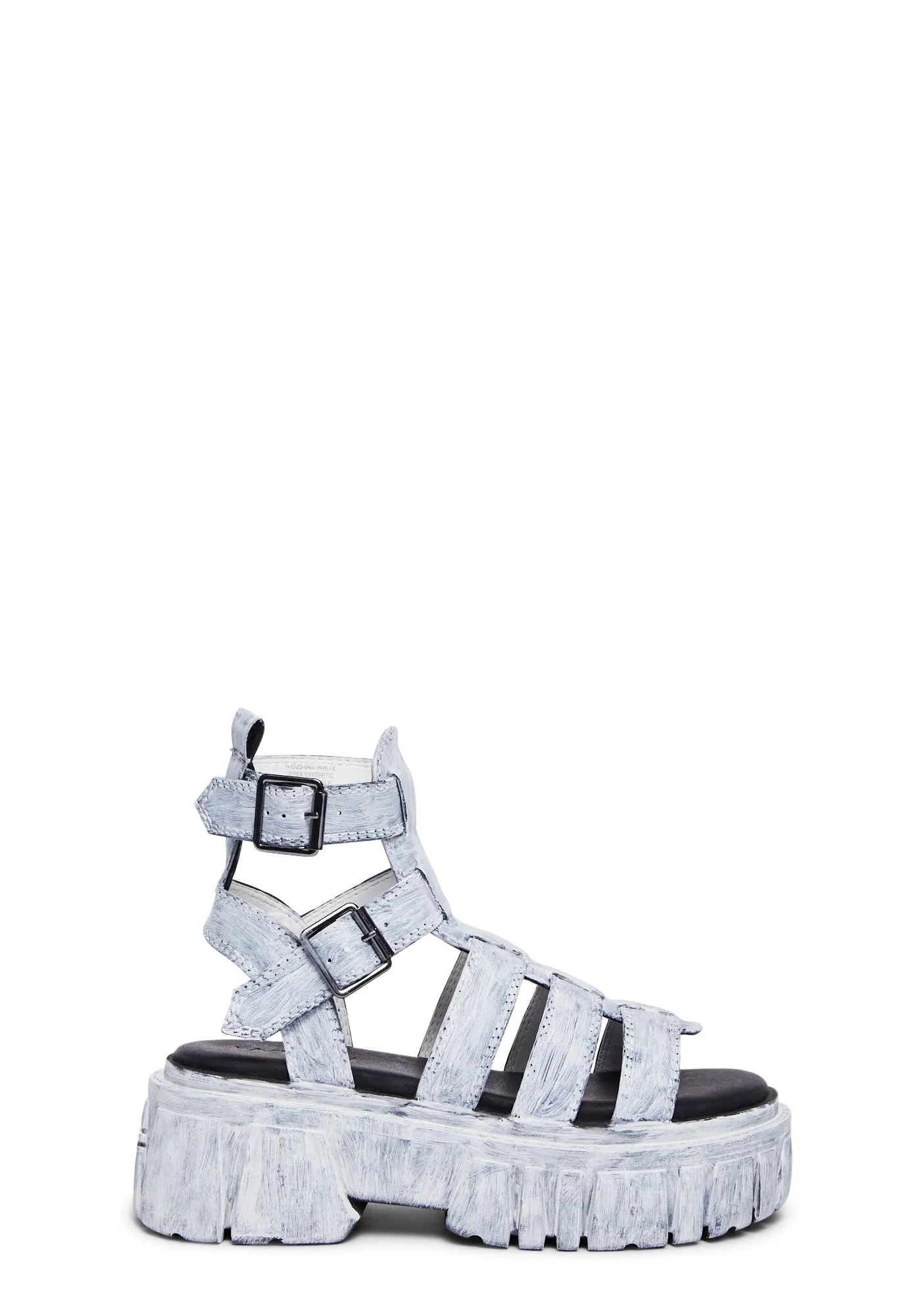 Call The Spirits Gladiator Sandals - White-