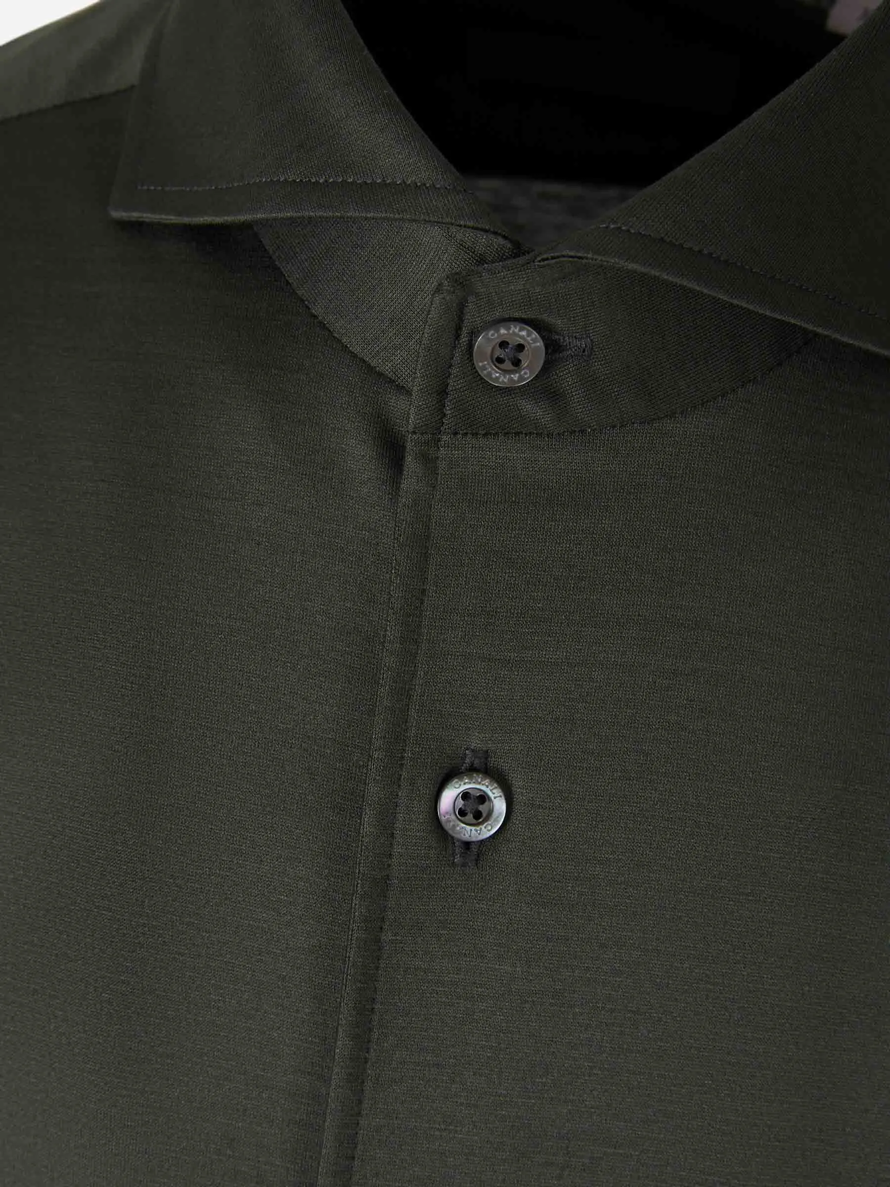 Canali Cotton Knit Shirt 