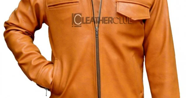 Carnelian Leather Coat