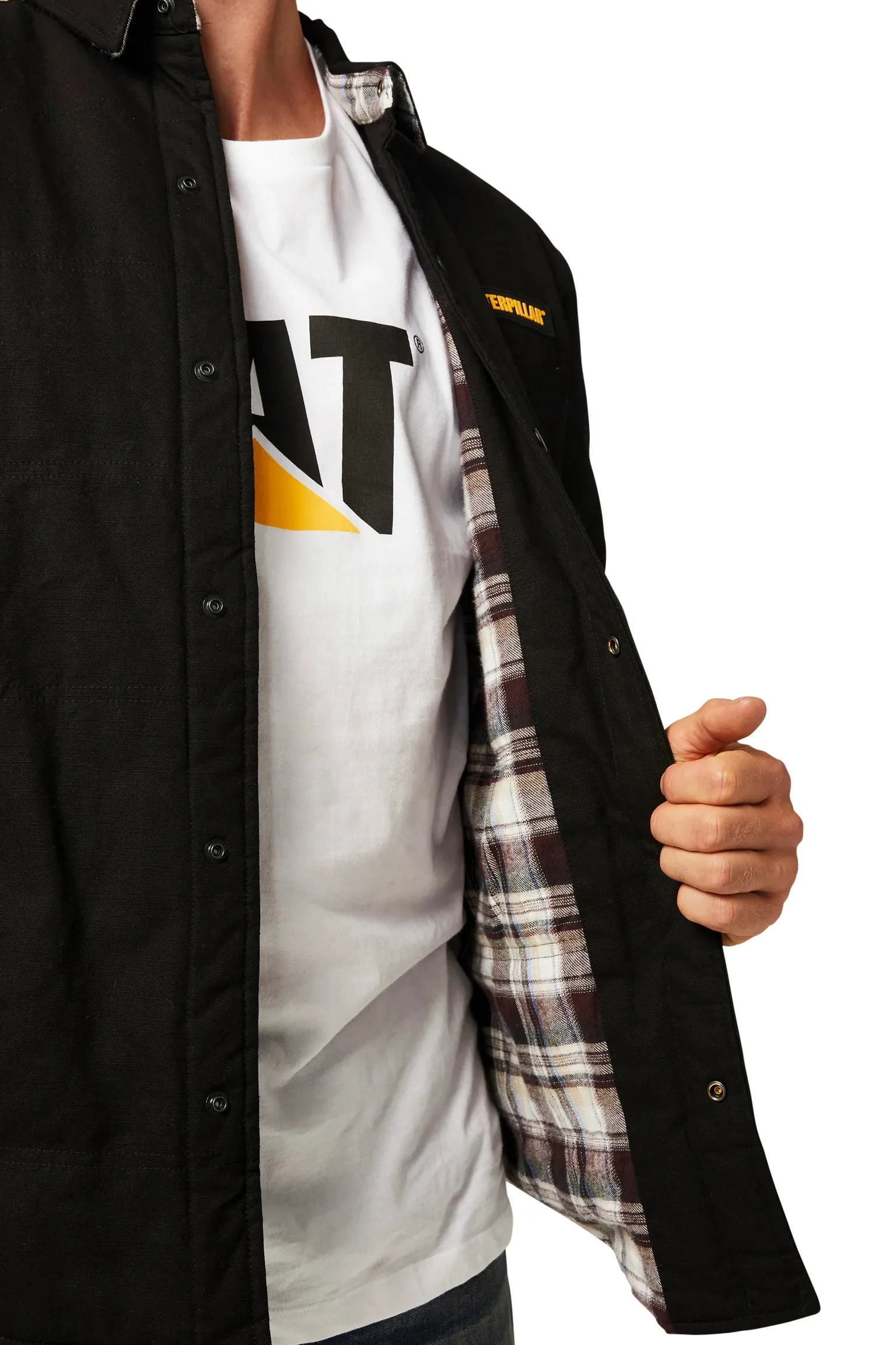 CAT Mens Foundation Overshirt - Pitch Black - Clearance SALE