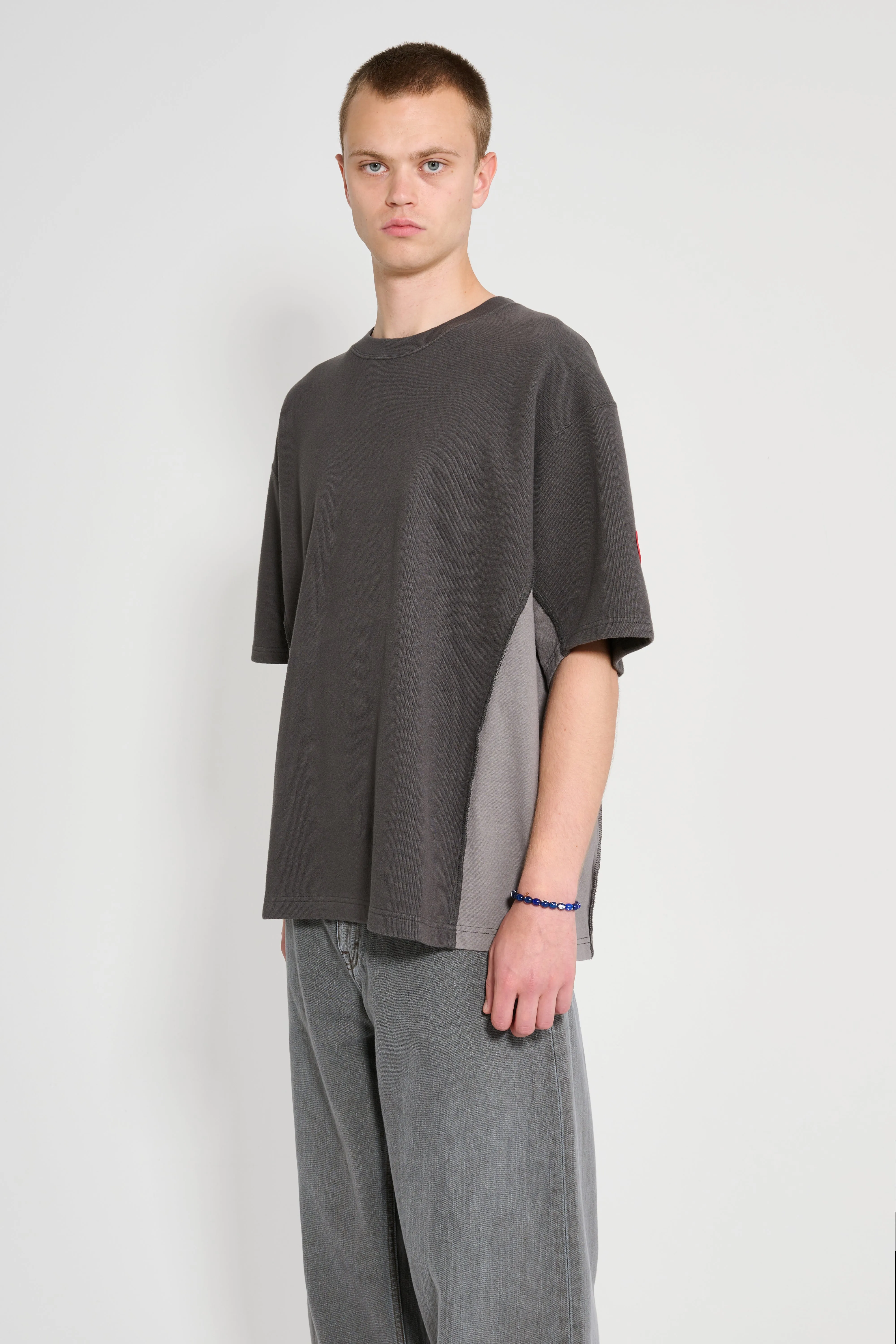 Cav Empt Side Seam DBL Knit T Charcoal