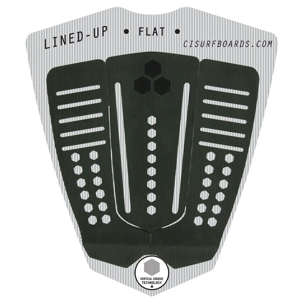 Channel Islands Lined up Flat Tail Pad - Black