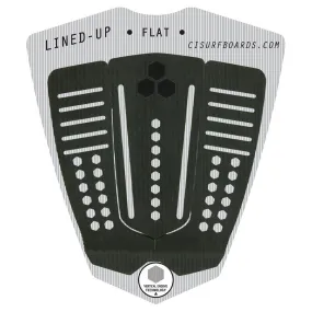 Channel Islands Lined up Flat Tail Pad - Black