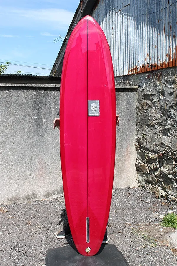 Christenson Flat Tracker 2.0 Surfboard (Burgundy Tint) - 8'0