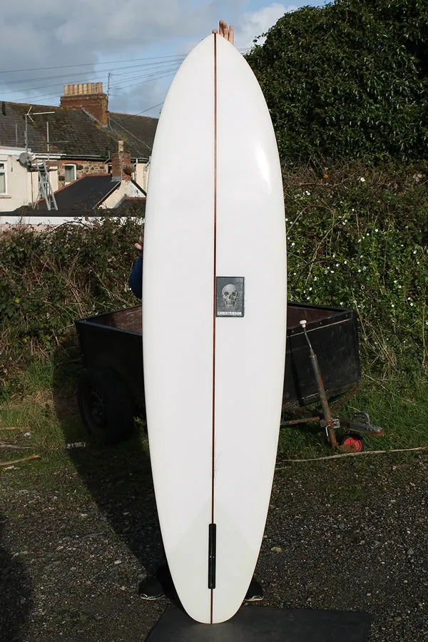 Christenson Flat Tracker Surfboard (Clear/Volan) - 7'6