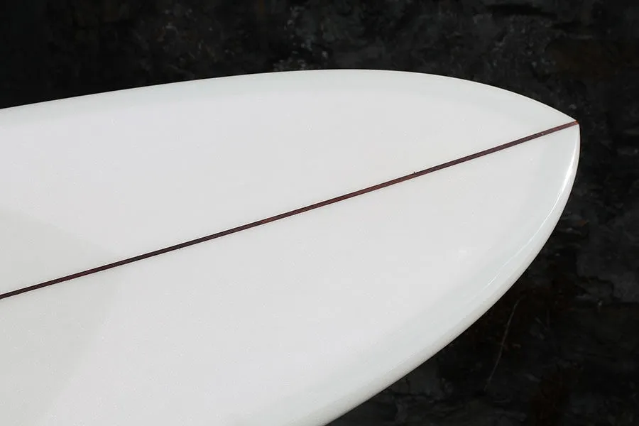 Christenson Flat Tracker Surfboard (Clear/Volan) - 8'0